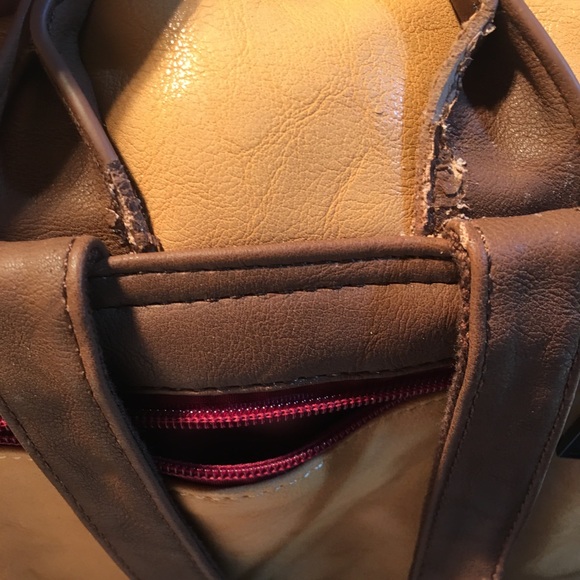 Woman’s Bookbag pouch- Brown- preowned - Picture 7 of 7